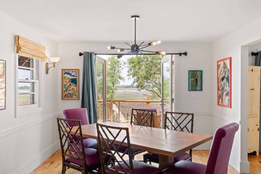 View of Folly River from dining room